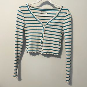 Urban outfitters striped cardigan women’s size medium